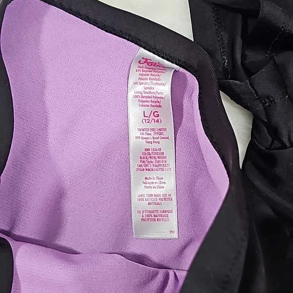 Justice Girls 2 Piece Bathing Suit Size 12/14 - Picture 3 of 7